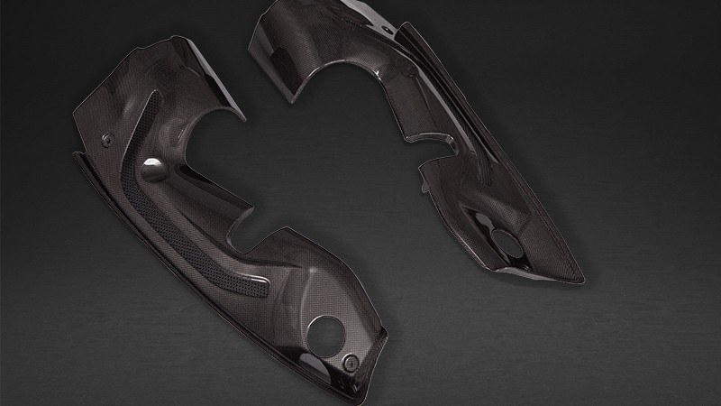 Photo of Capristo Engine compartment side panels (L / R) for the Ferrari F8 Tributo/Spider - Image 2